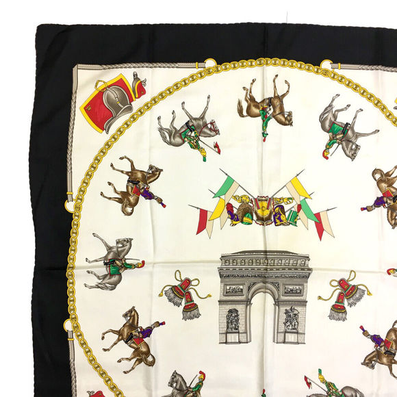 Celine Arc De Triomphe Multicolor Silk #77623C56 - Picture 2 of 8